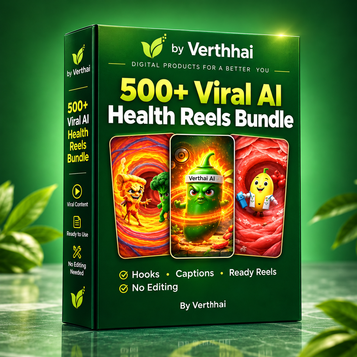 Ready-to-Post AI Health Reels — Download, Post & Grow